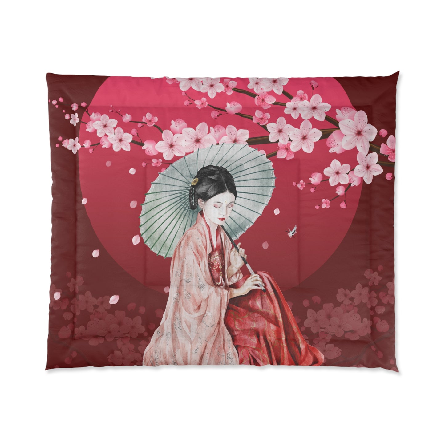 Cherry Blossoms Cherry Moon Comforter