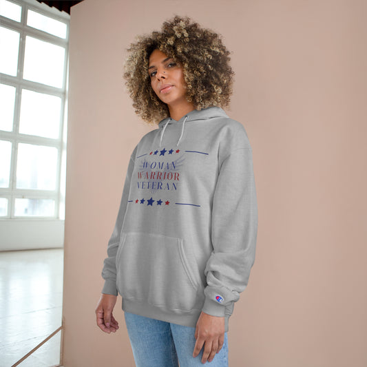 Woman, Warrior, Veteran Champion Hoodie