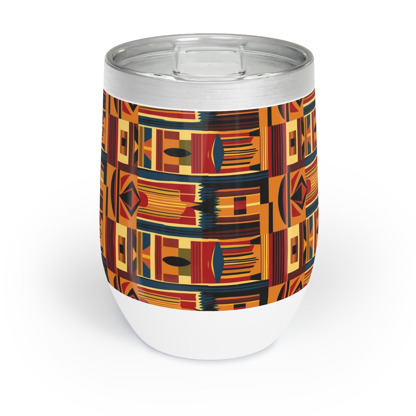 African Canvas 2 Chill Wine Tumbler