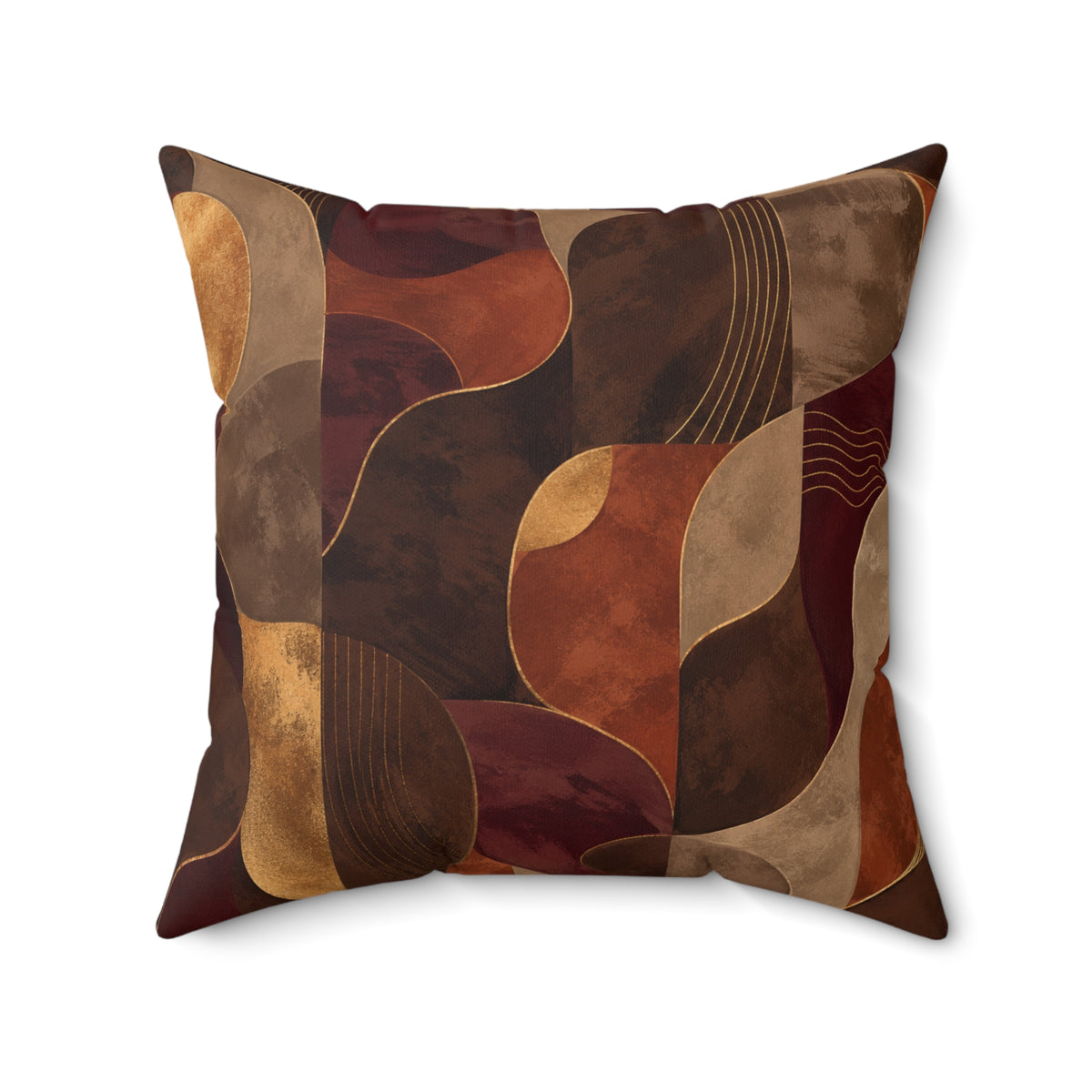 Ember & Earth — Warm Earthtone Decorative Throw Cushion