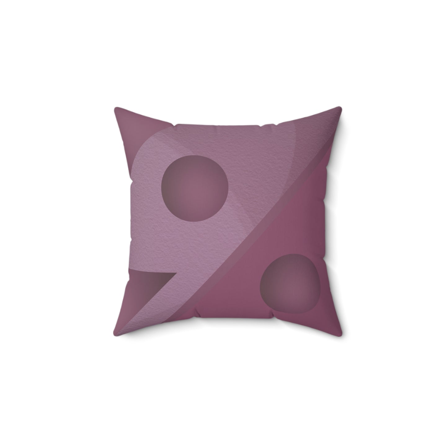 Just Mauve-lous Polyester Square Pillow