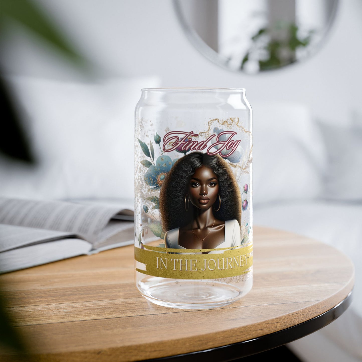 Find Joy 2 Sipper Glass, 16oz