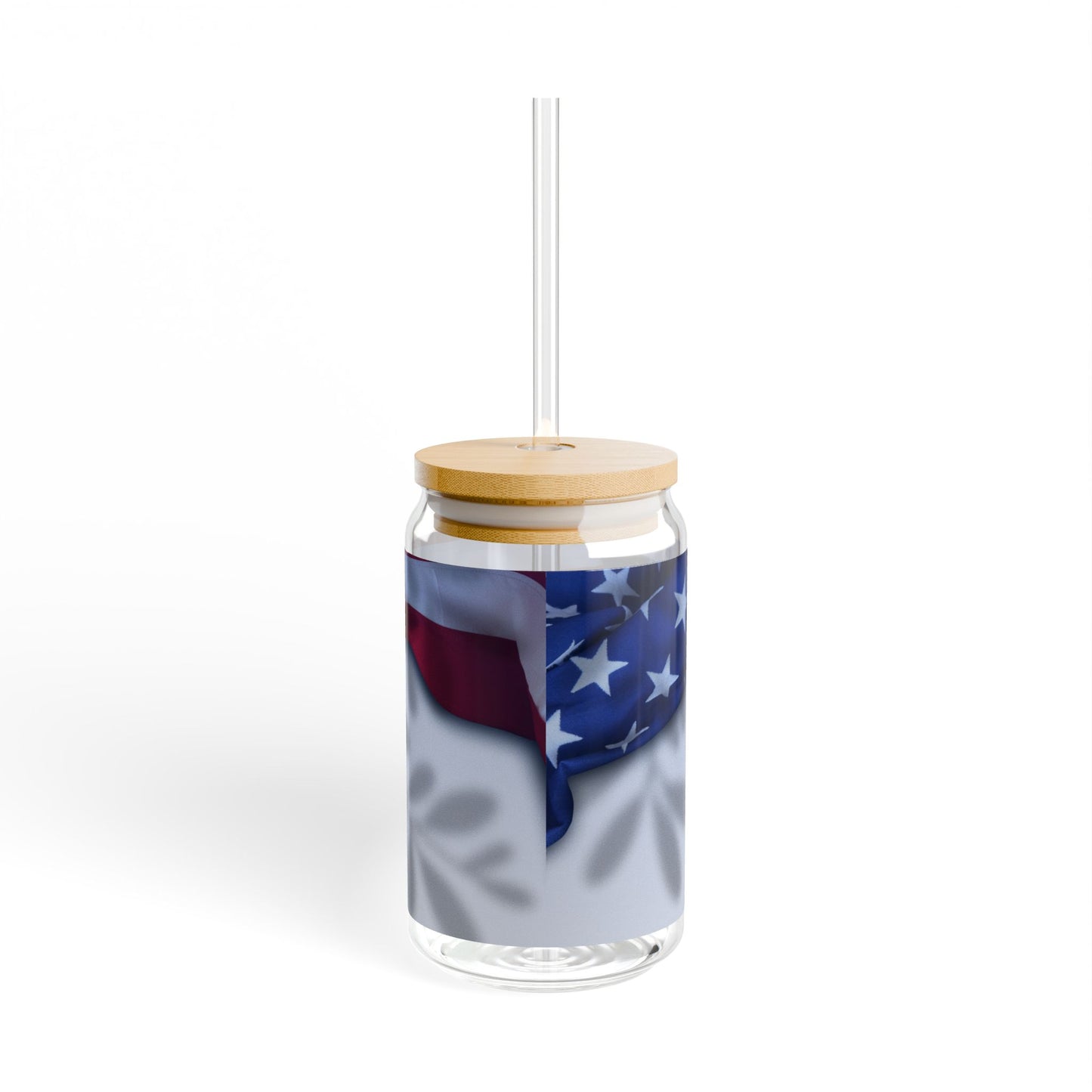 Woman Veteran 1 Sipper Glass, 16oz