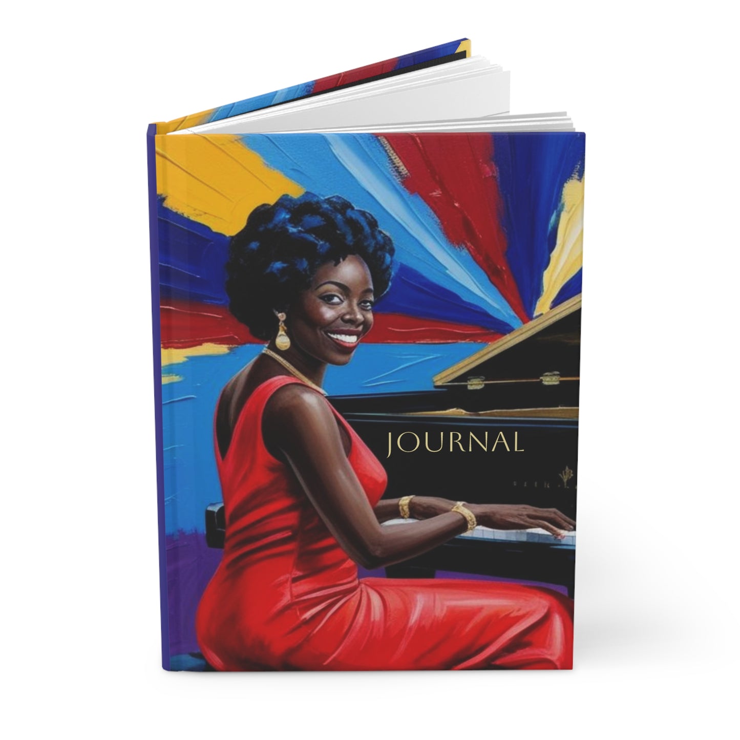 Jazz Serenade Hardcover Journal Matte