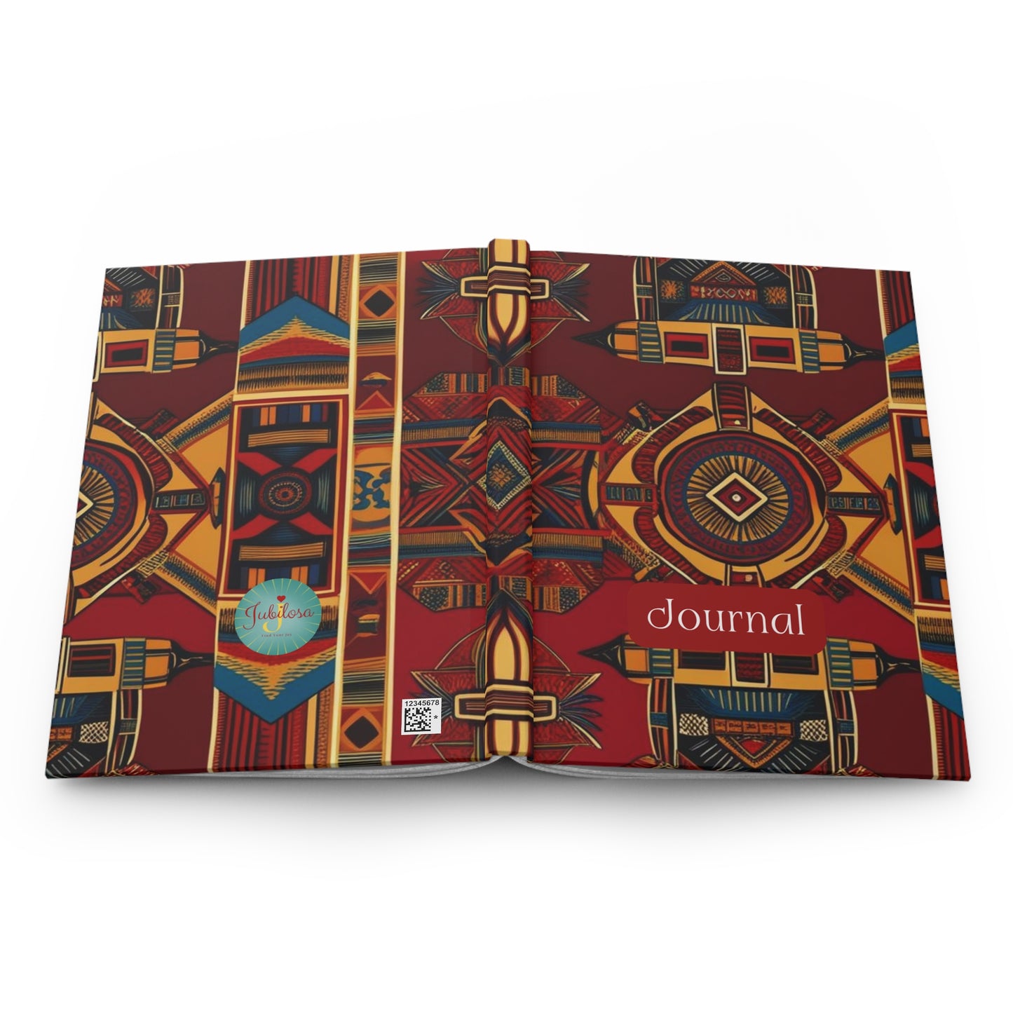 African Canvas 1 Hardcover Journal Matte