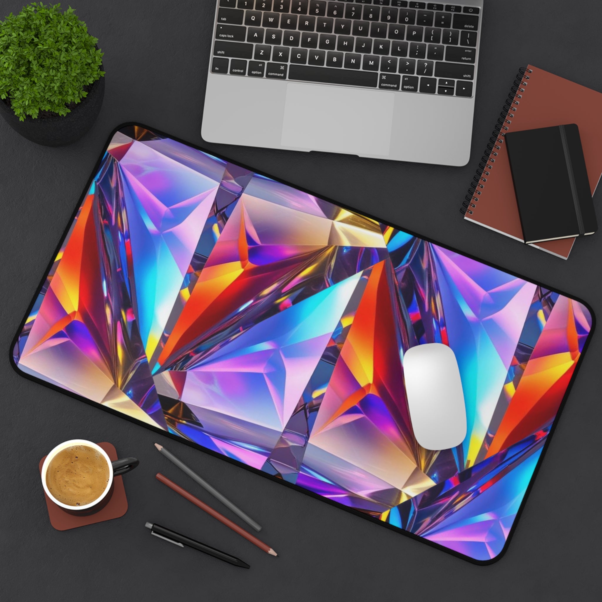 Radiant Prism Desk Mat – Jubilosa