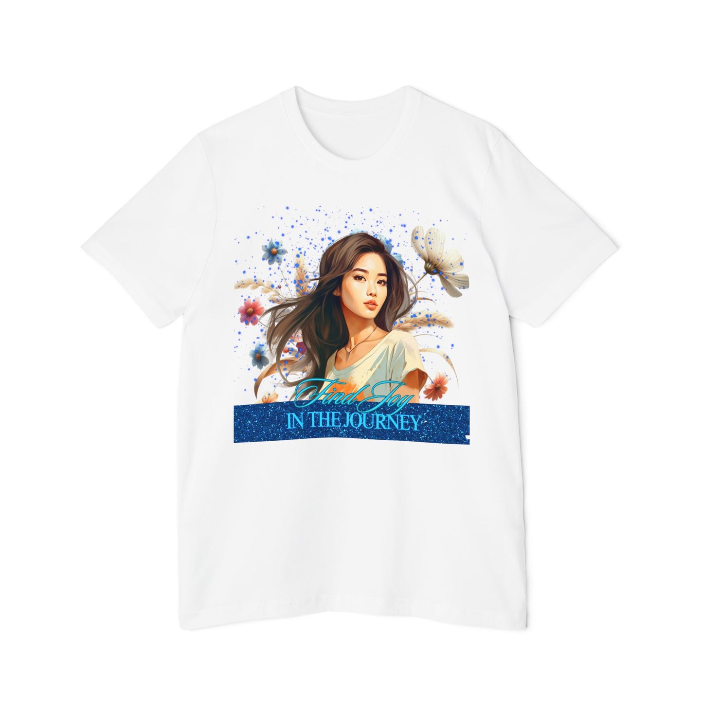 Portrait Graphic T-Shirt — "In The Journey" Floral Portrait Tee