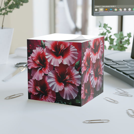 Hibiscus Bloom Note Cube