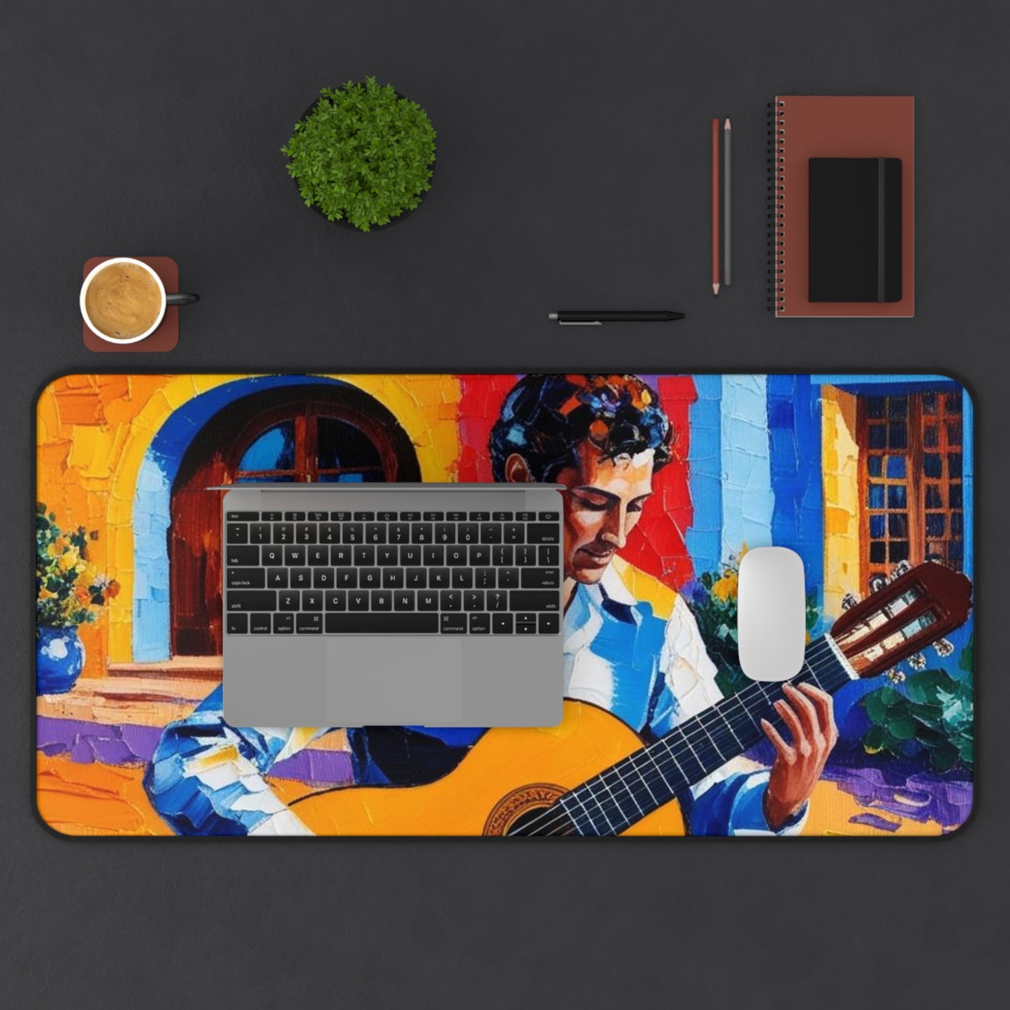 Spanish Guitar Desk Mat