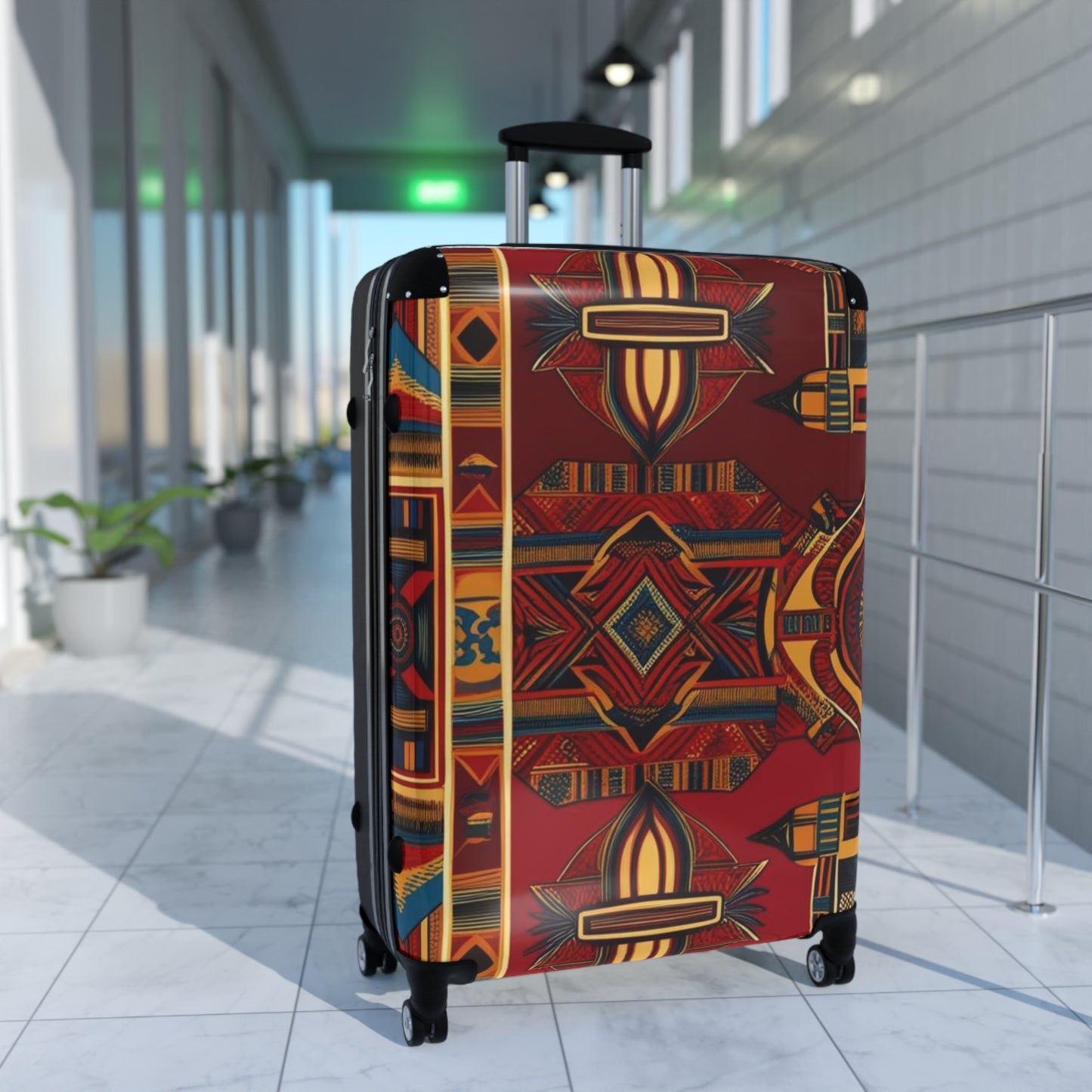 African Canvas 1 Suitcase