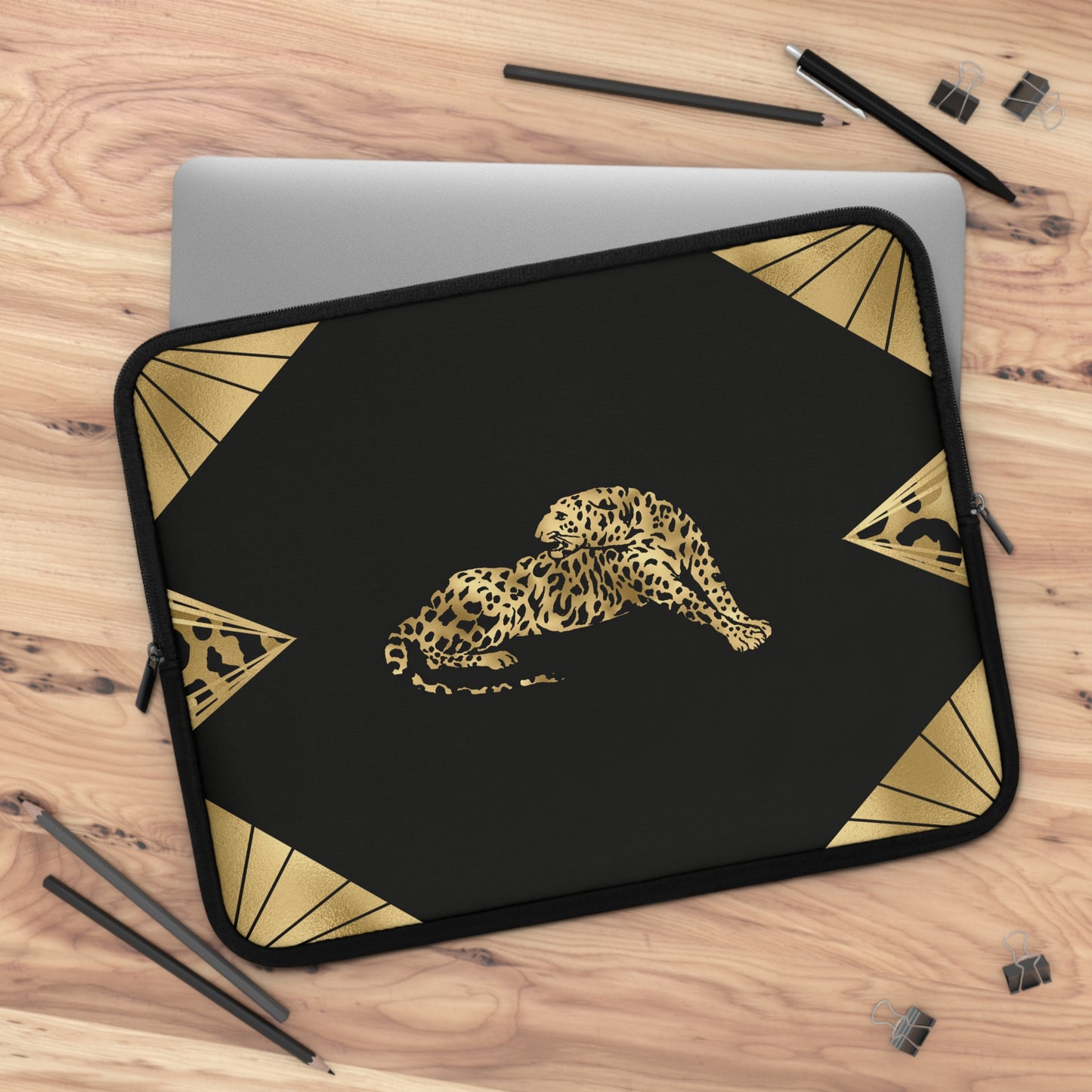 Leopard Ambition Laptop Sleeve