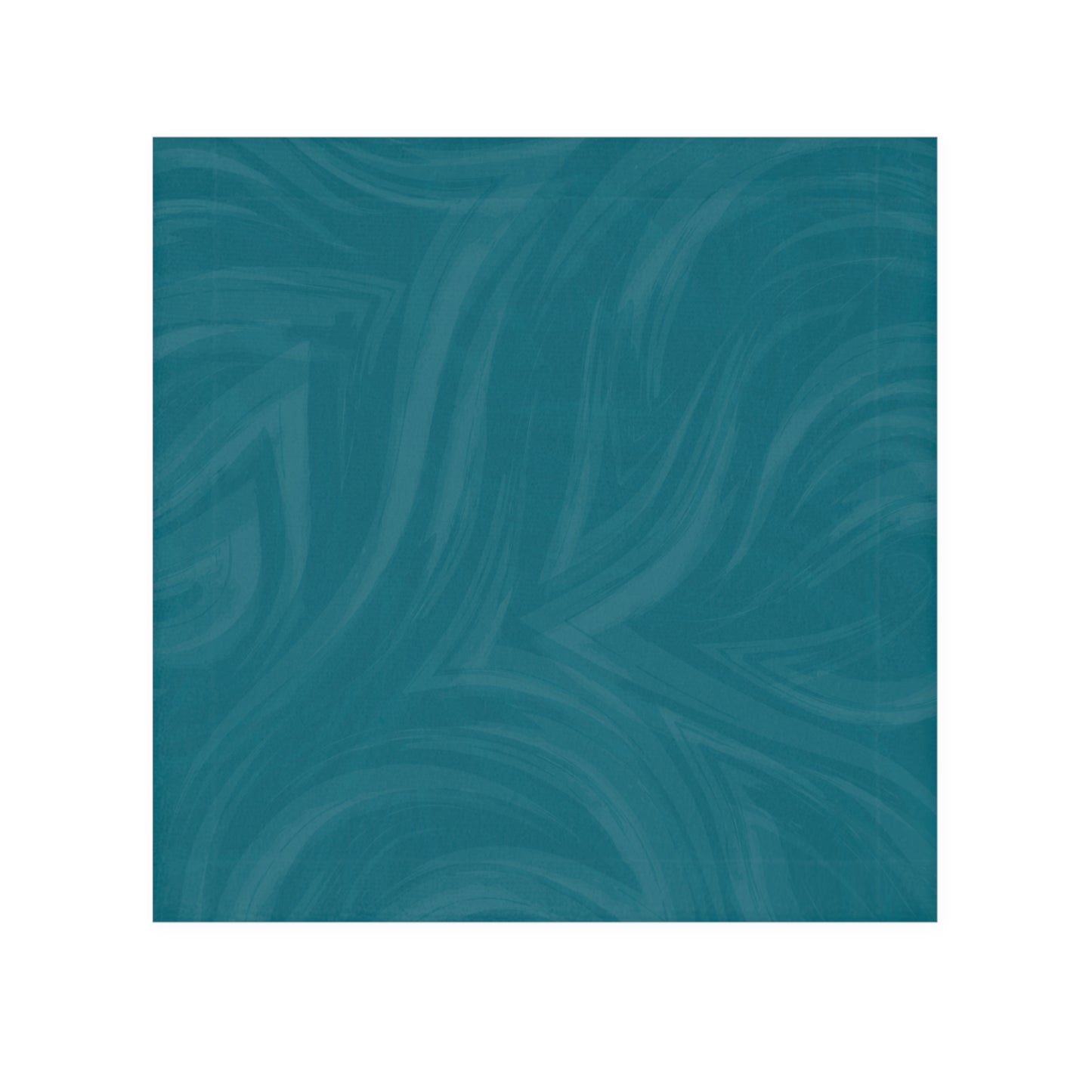 Teal Wave Face Towel – Soft Everyday Facial Cloth