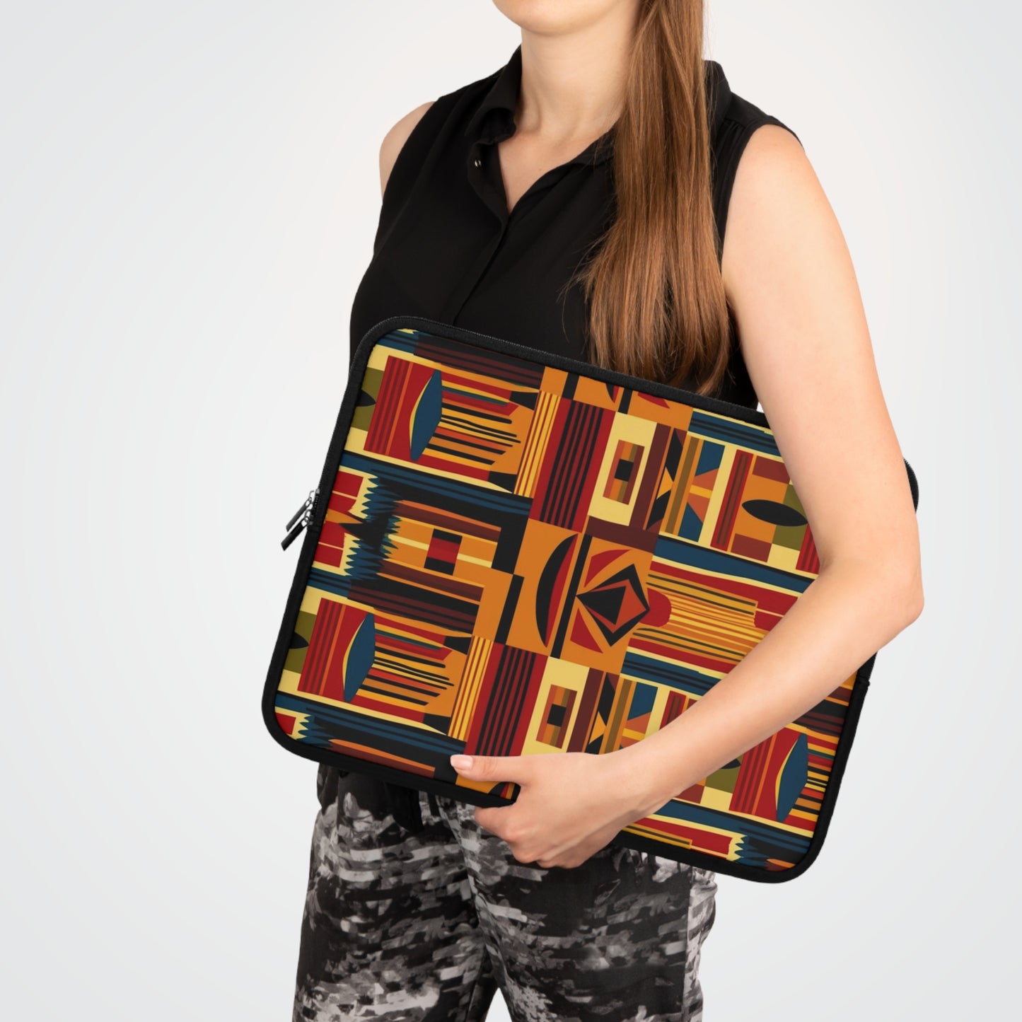 African Canvas 2 Laptop Sleeve