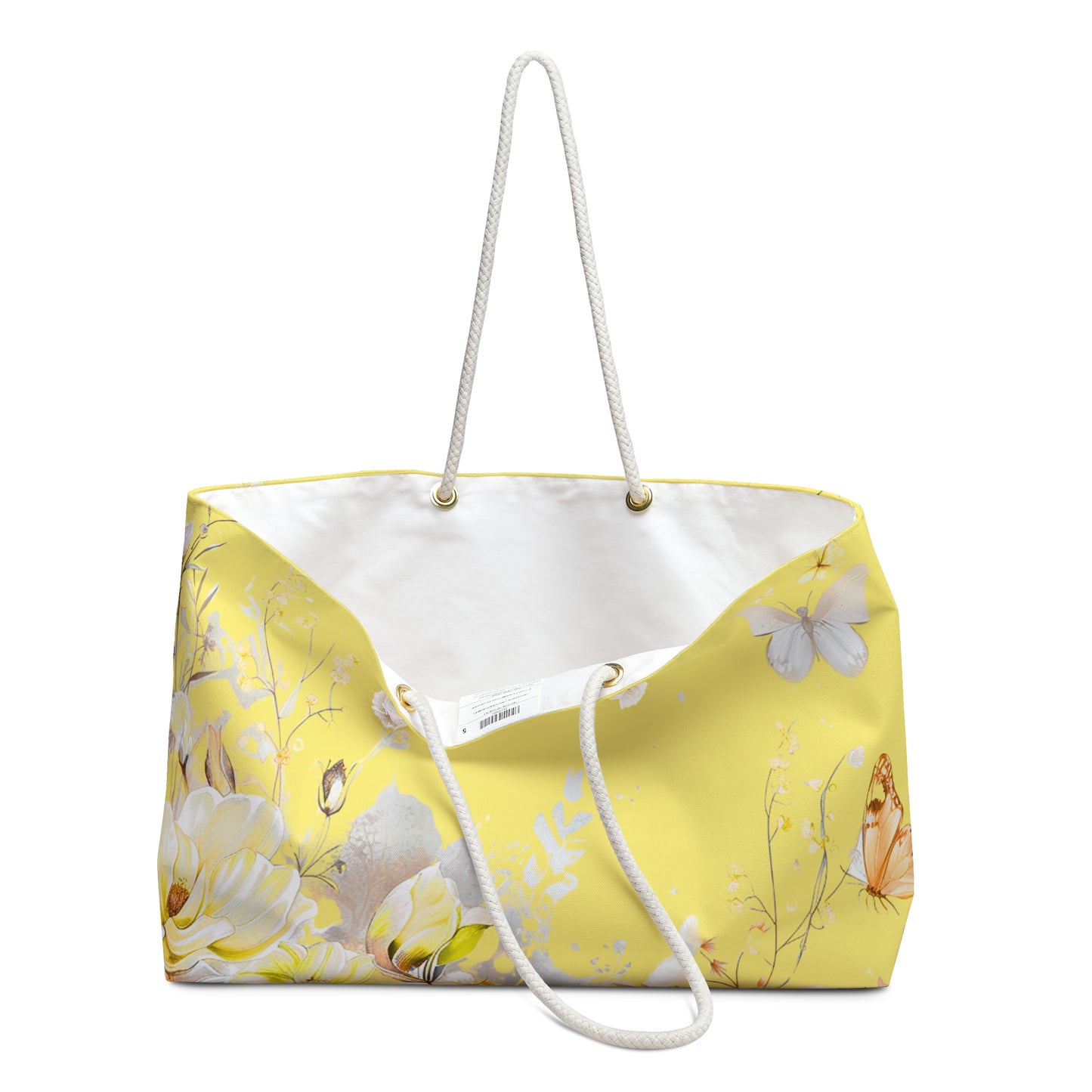 Canary Floral Weekender Bag — Spring Beach Travel Tote
