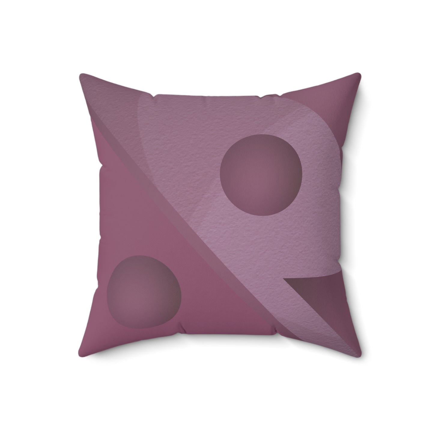 Just Mauve-lous Polyester Square Pillow