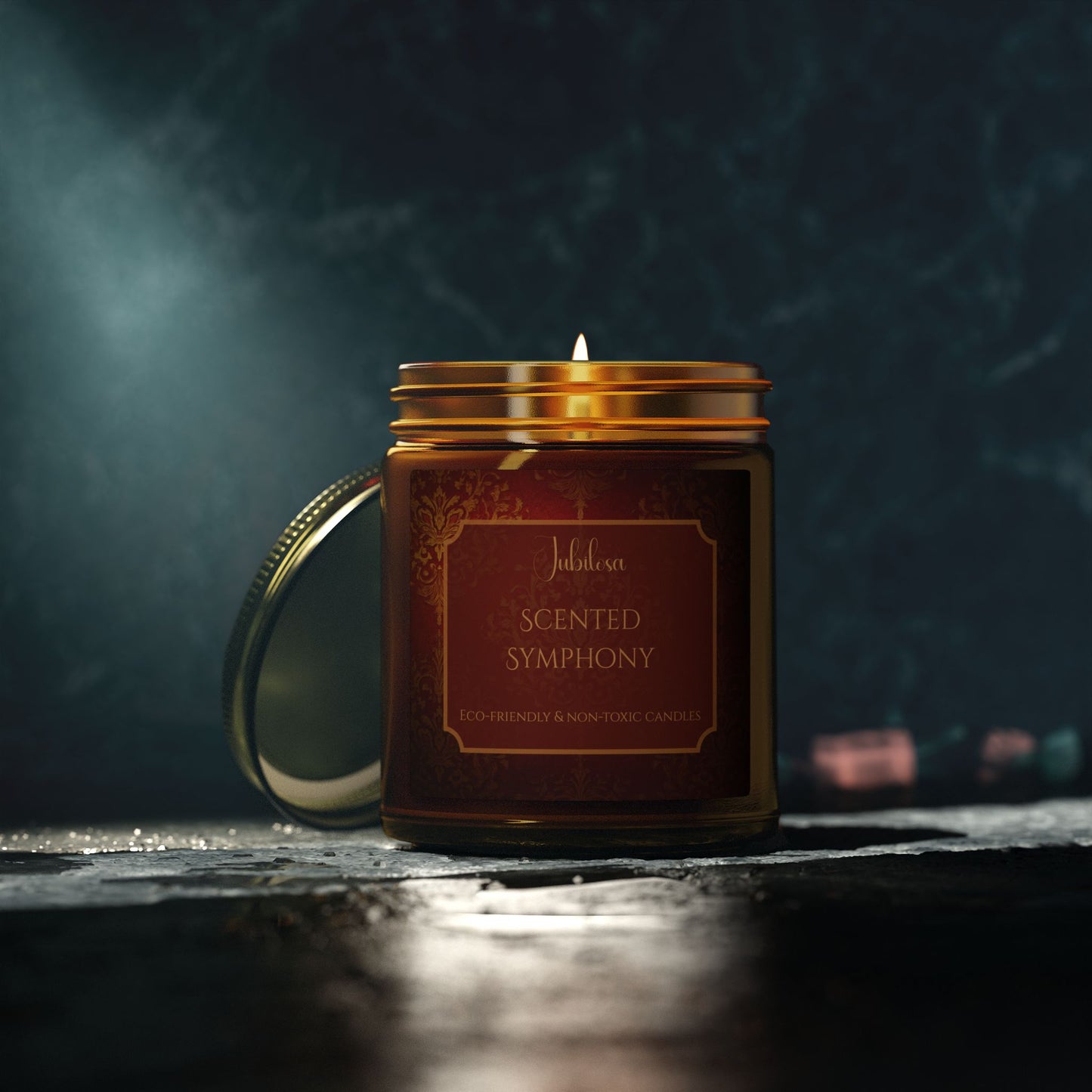Scented Symphony Coconut Apricot Candle Collection (4oz, 9oz)