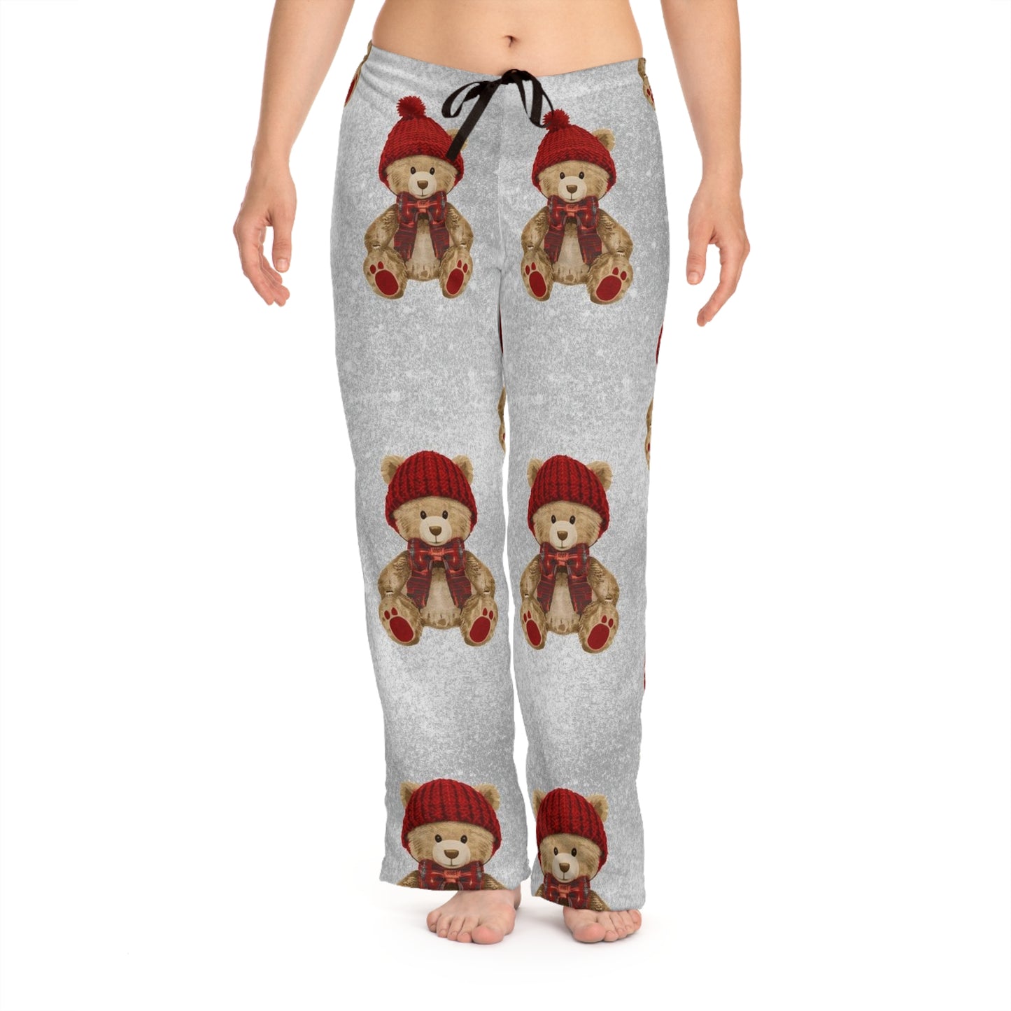 Cozy Winter Bears Women's Pajama Pants (AOP)