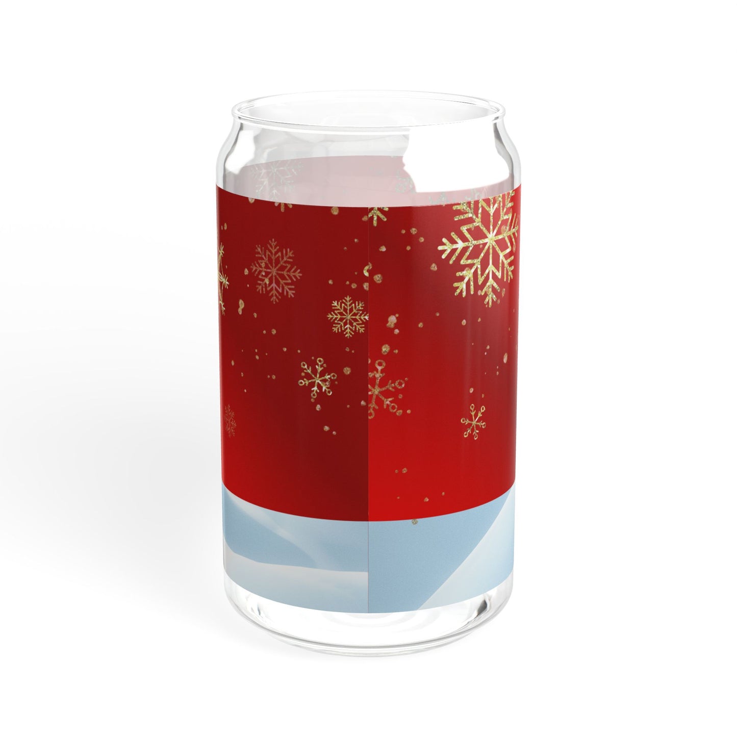 Merry Christmas Sipper Glass, 16oz