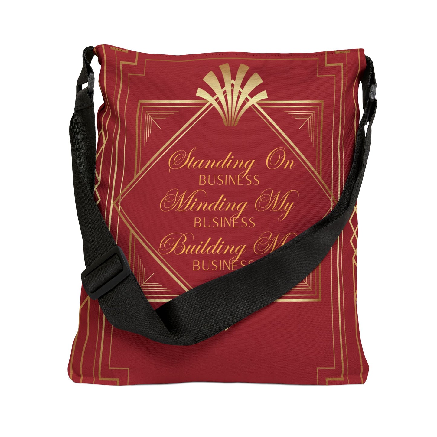 Business 2 (Red) Adjustable Tote Bag (AOP)