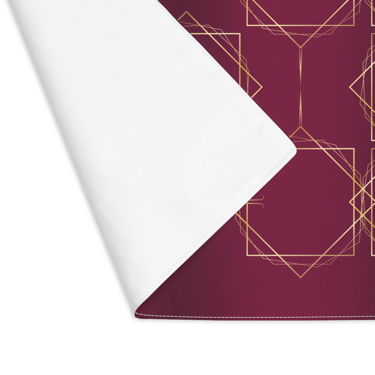 Gilded Elegance (Burgundy) Placemat, 1pc