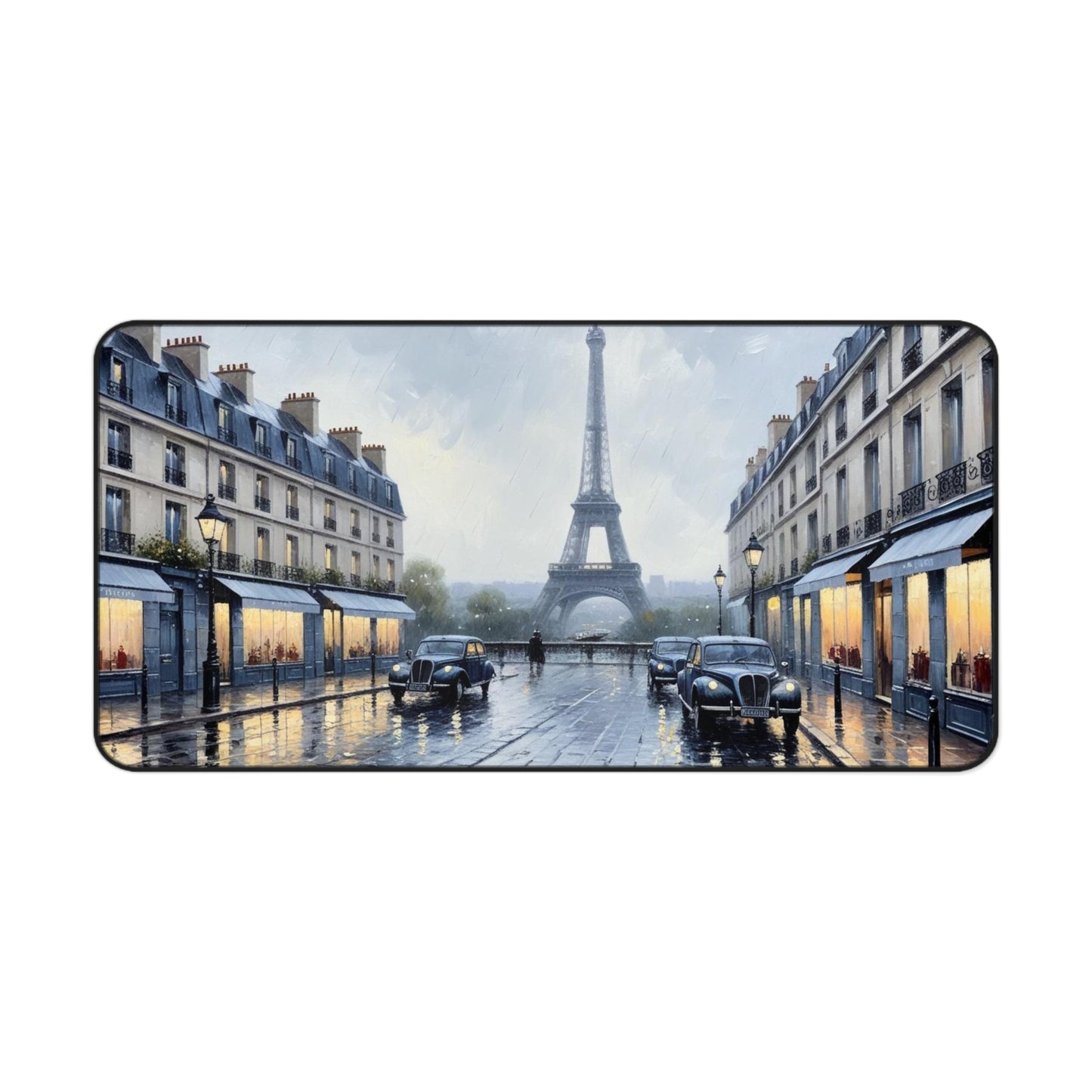 A Rainy Day in Paris Desk Mat