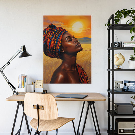 Sunrise in the Serengeti Gloss Posters