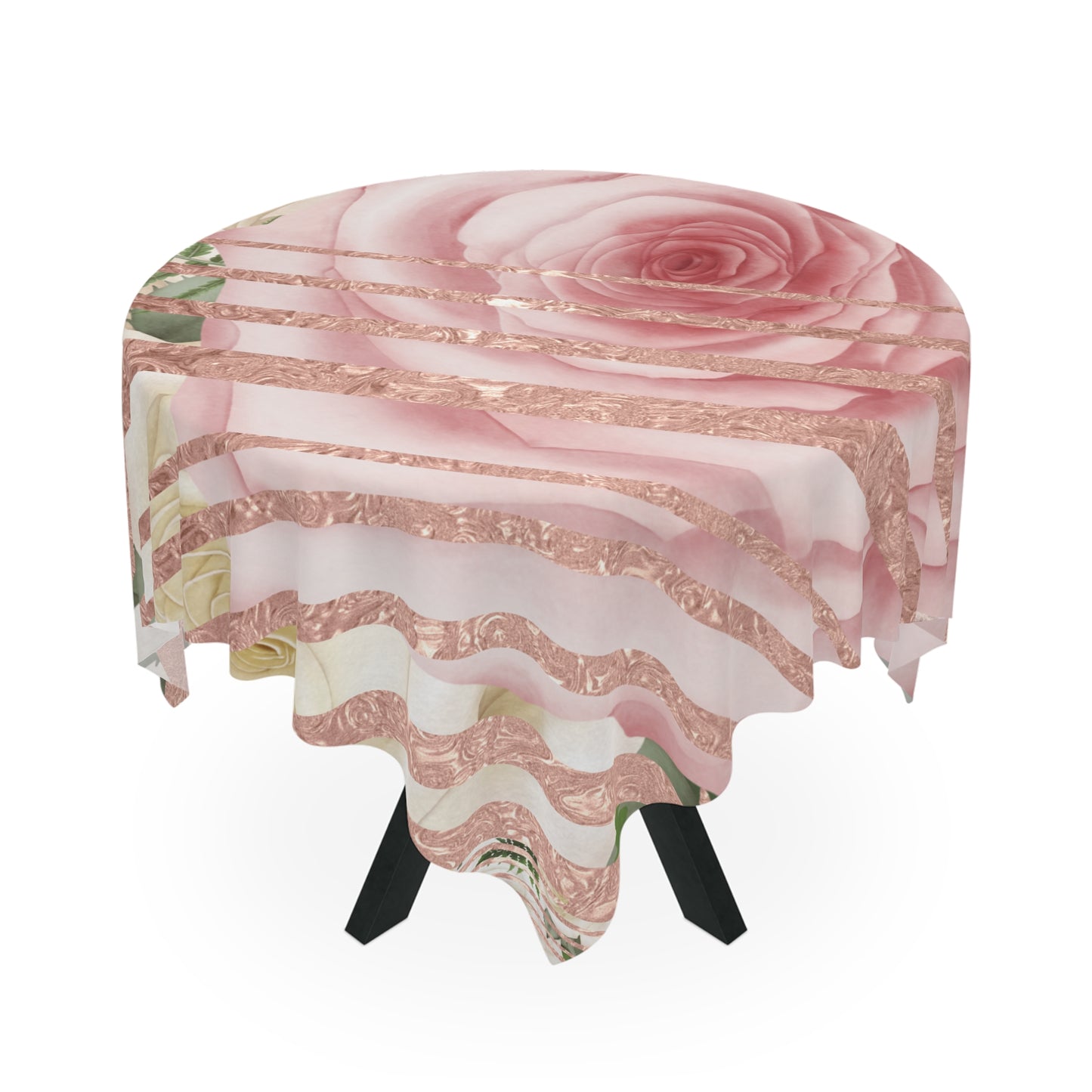 Kissed by a Rose Gold Tablecloth