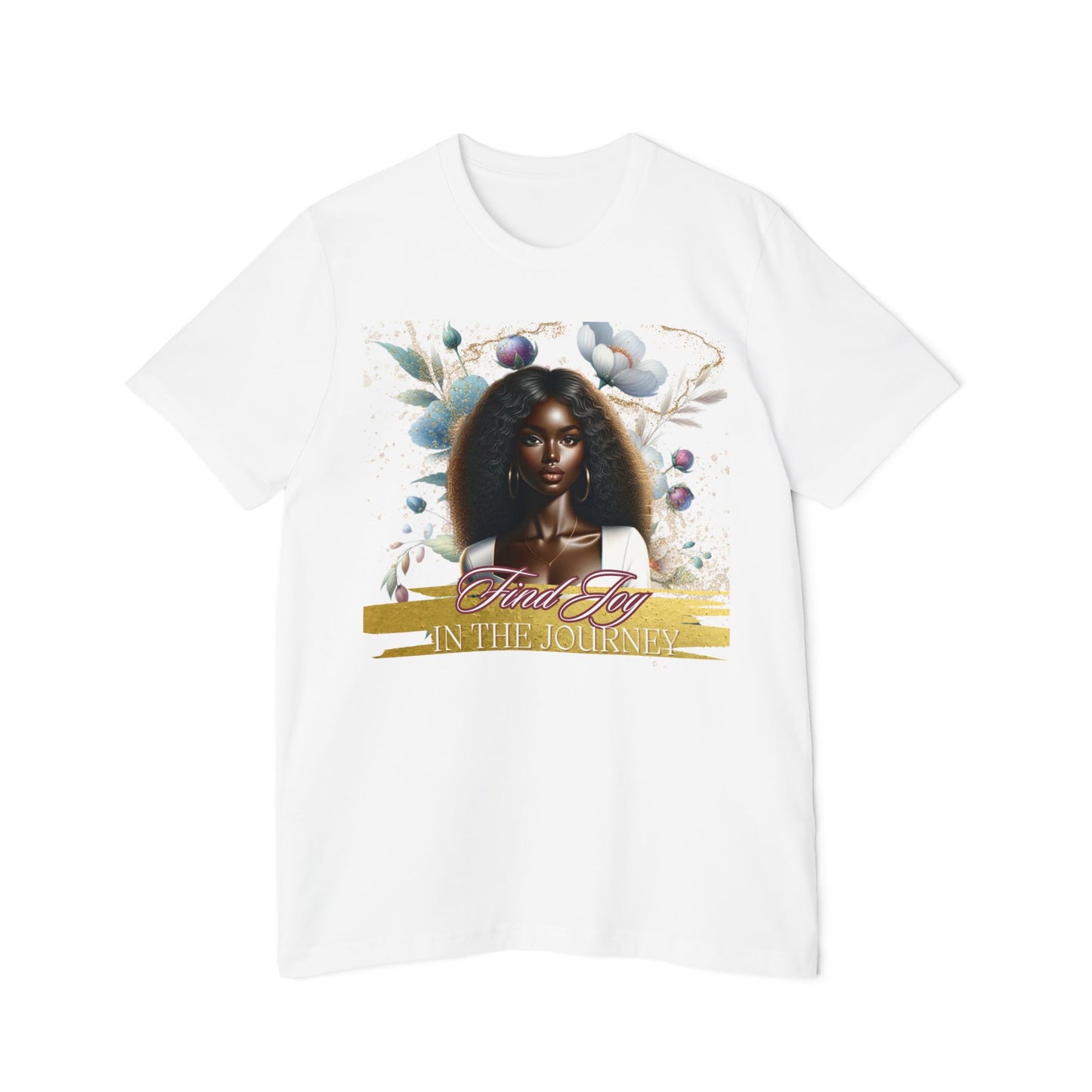 Portrait Graphic T-Shirt 'Find Joy in the Journey' Tee