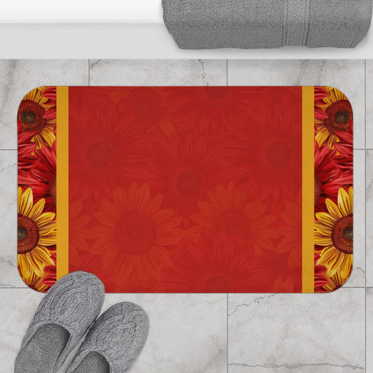 Crimson Gold Bath Mat