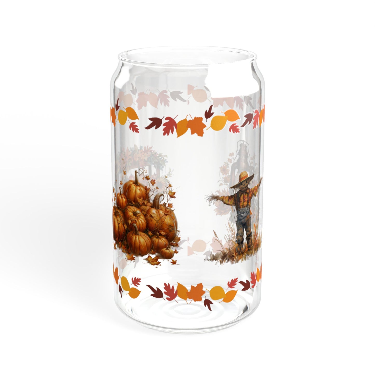 Hello Fall Sipper Glass, 16oz