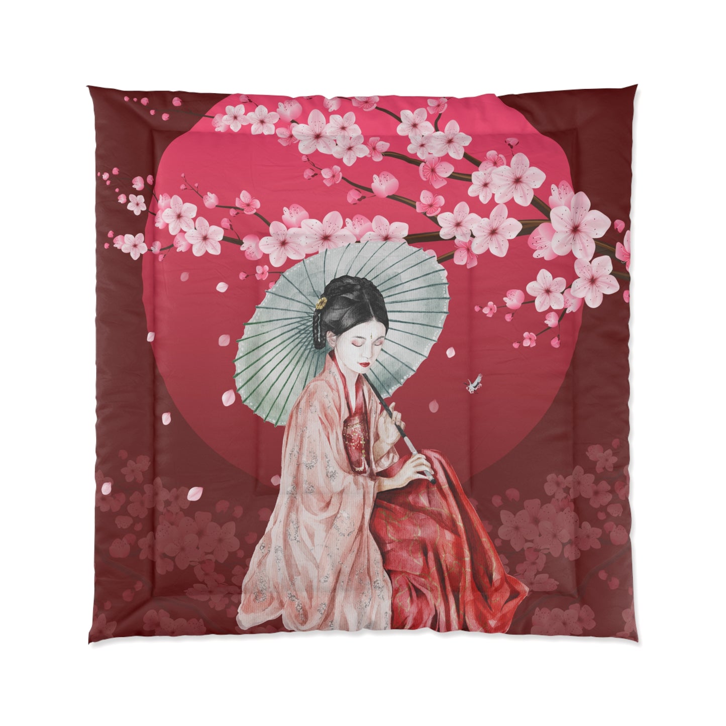 Cherry Blossoms Cherry Moon Comforter