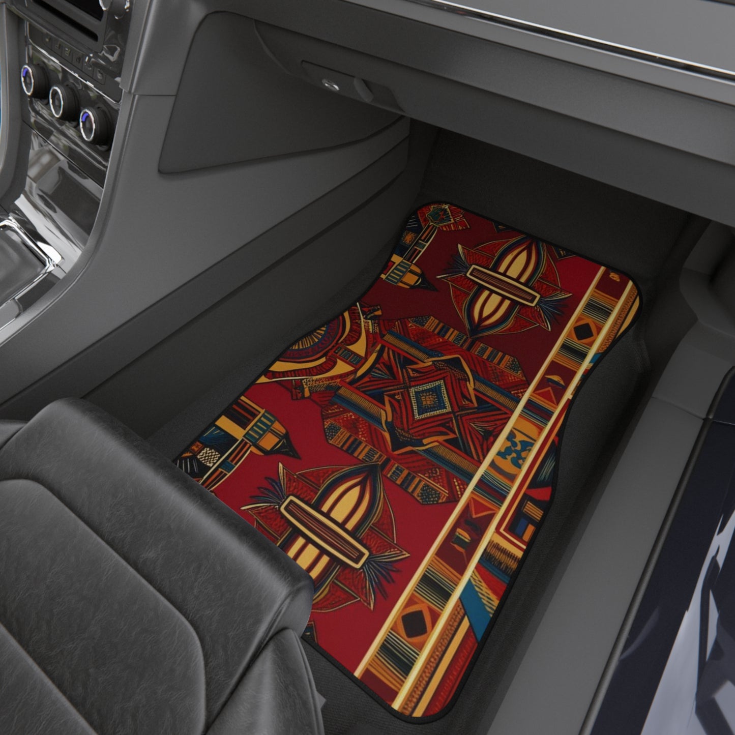 African Canvas 1 Car Mats (2x Front)