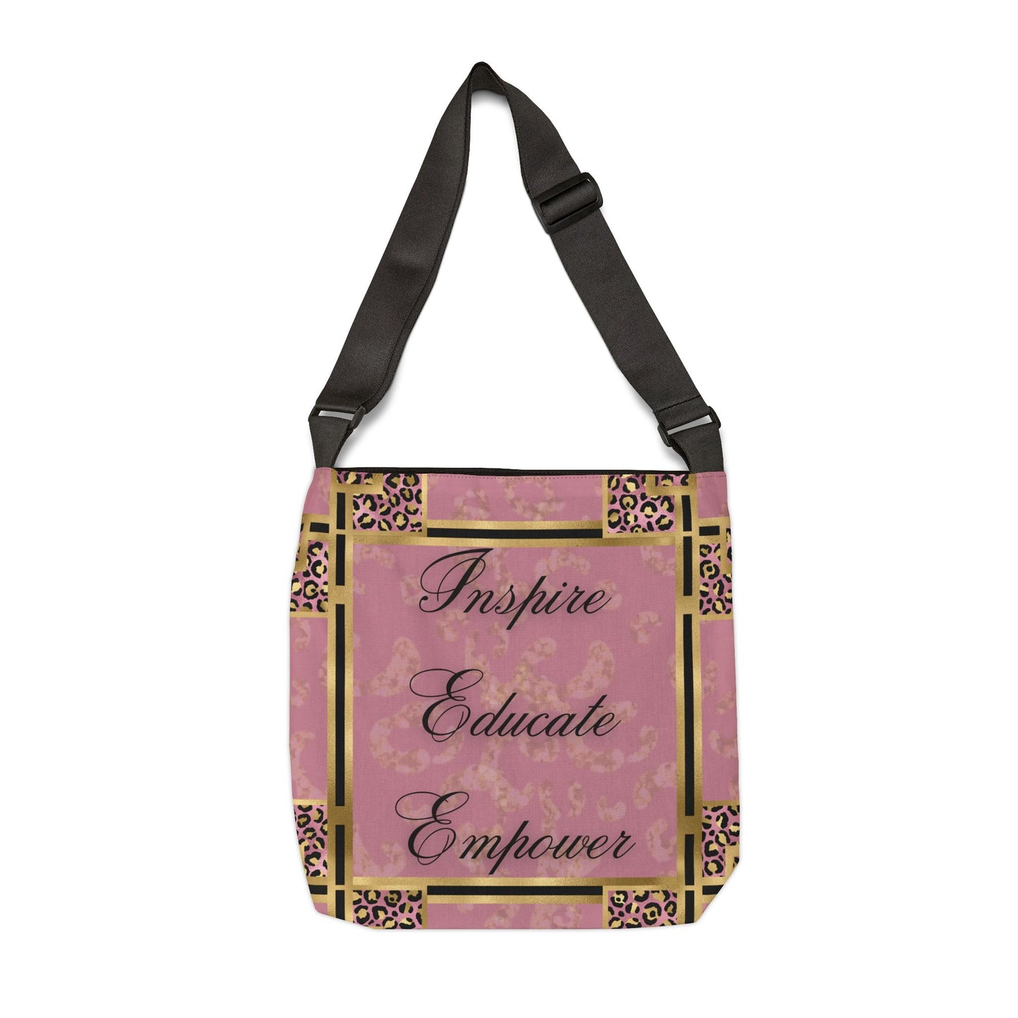 Inspire & Educate Adjustable Tote Bag (AOP)