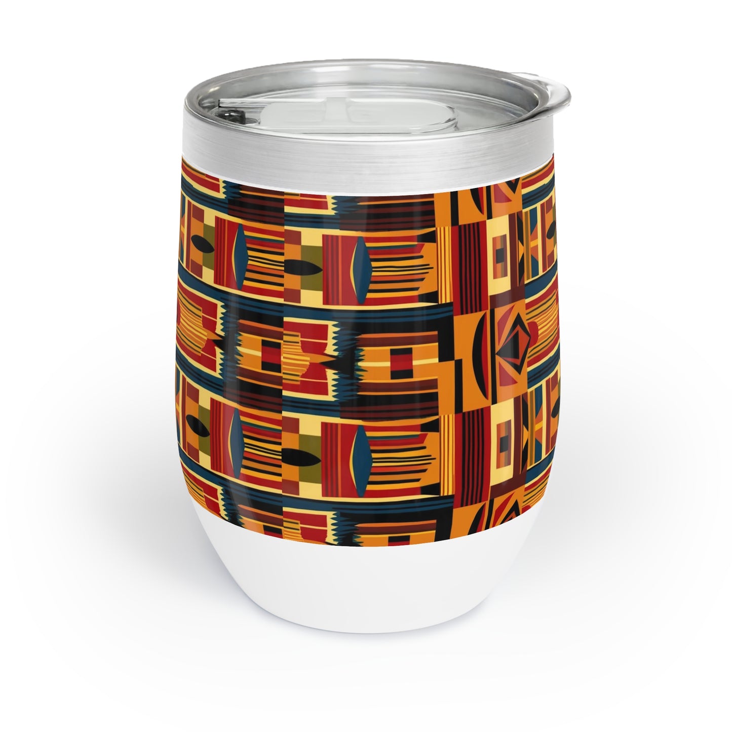 African Canvas 2 Chill Wine Tumbler