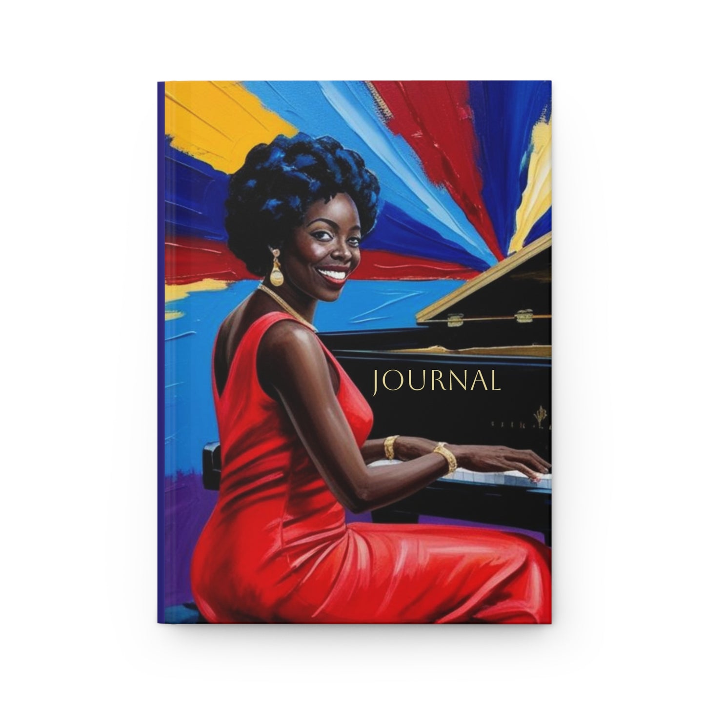 Jazz Serenade Hardcover Journal Matte