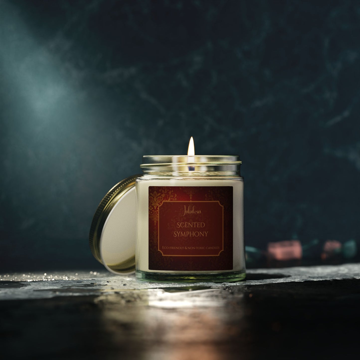 Scented Symphony Coconut Apricot Candle Collection (4oz, 9oz)