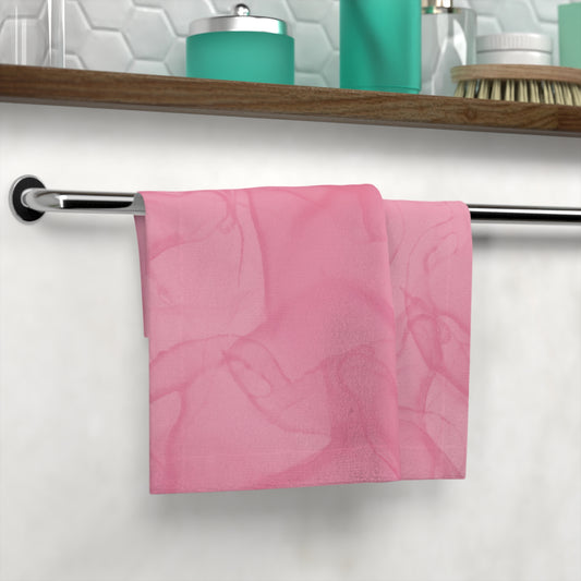 Blush Pink Face Towel — Soft Decorative Face Cloth