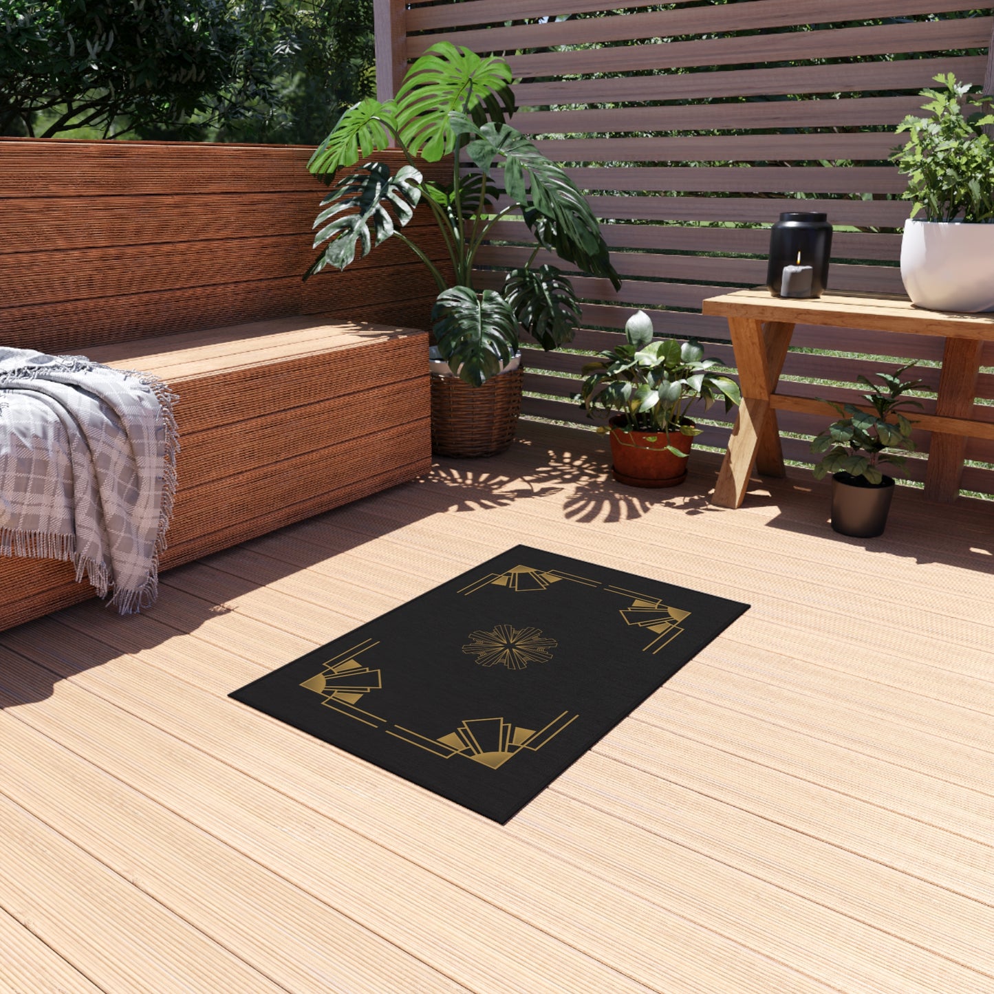 Midnight Luxe (Ebony) Outdoor Rug