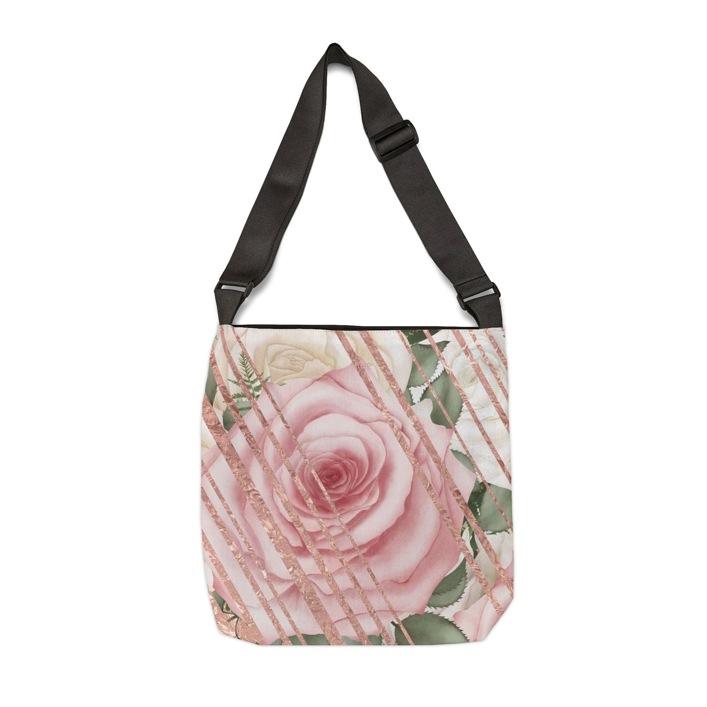 Kiss From a Rose Gold Adjustable Tote Bag (AOP)