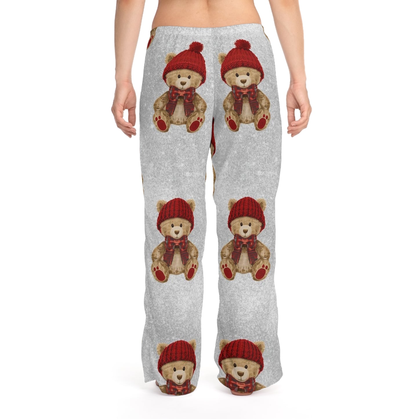 Cozy Winter Bears Women's Pajama Pants (AOP)
