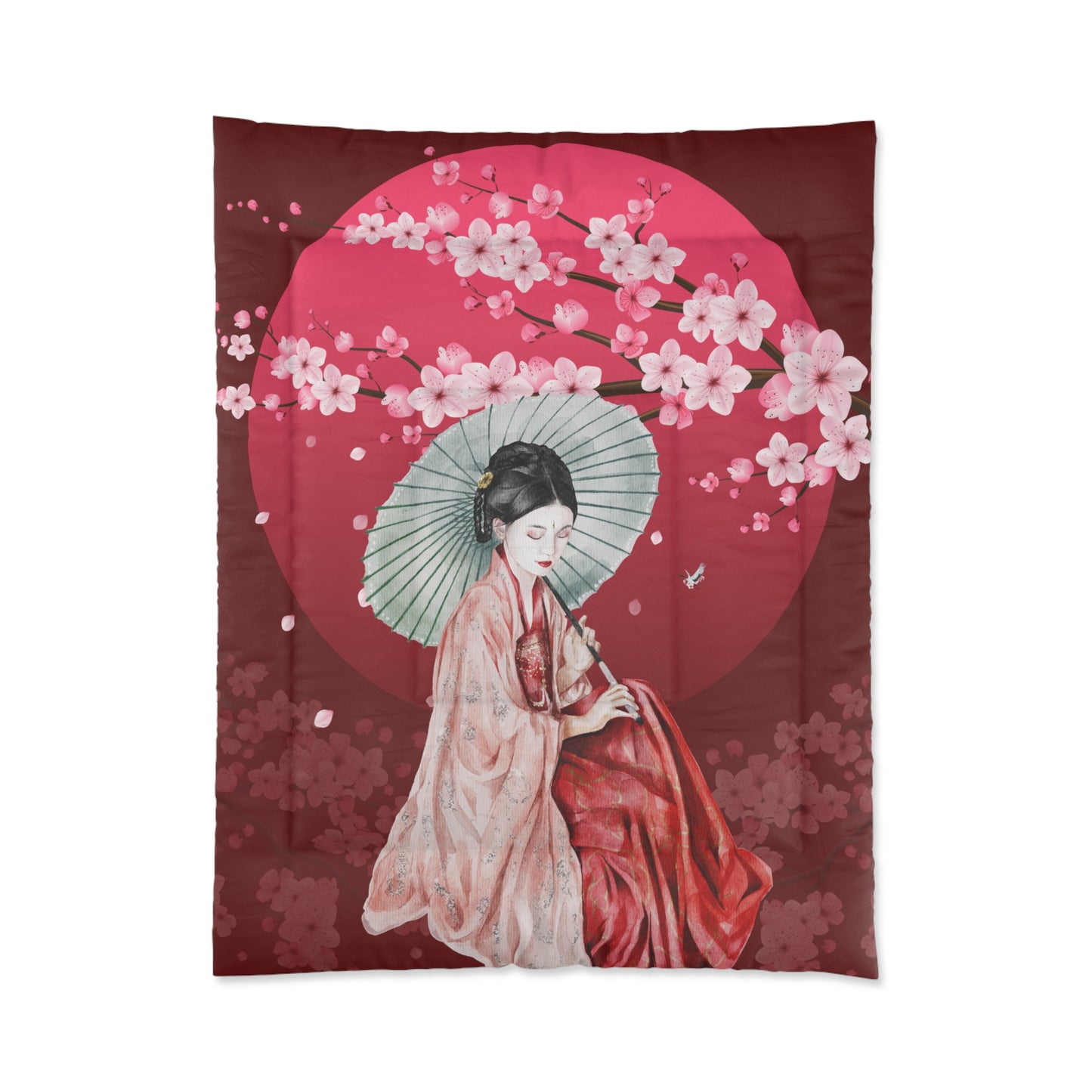 Cherry Blossoms Cherry Moon Comforter