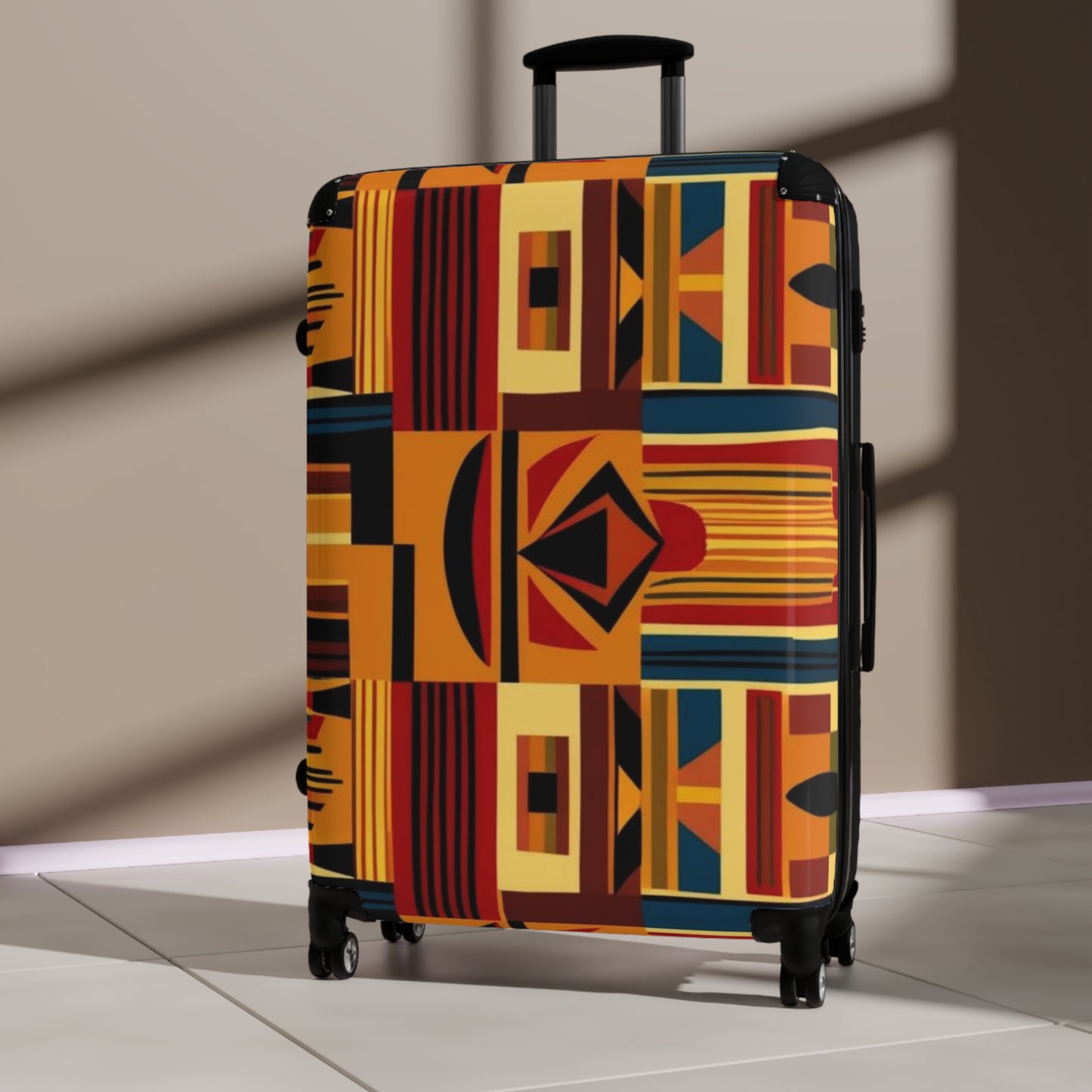 African Canvas 2 Suitcase