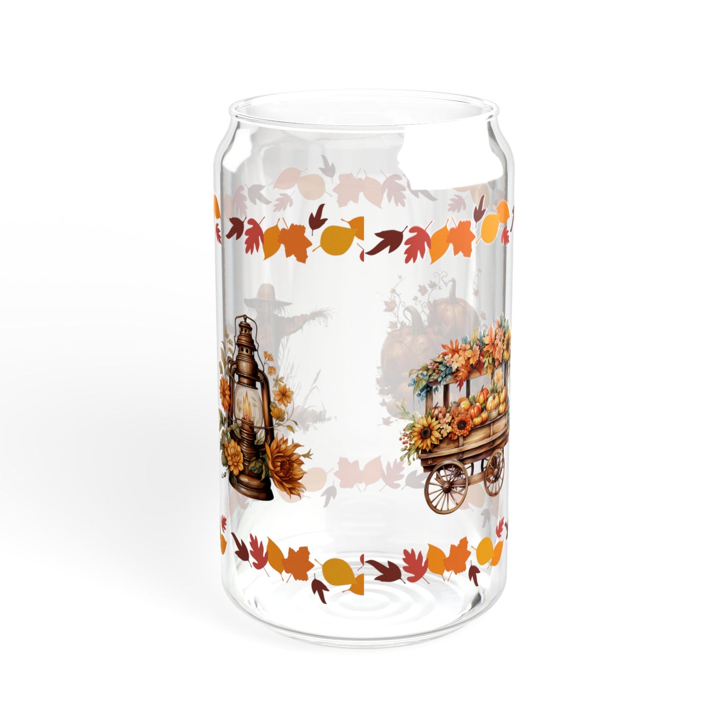 Hello Fall Sipper Glass, 16oz