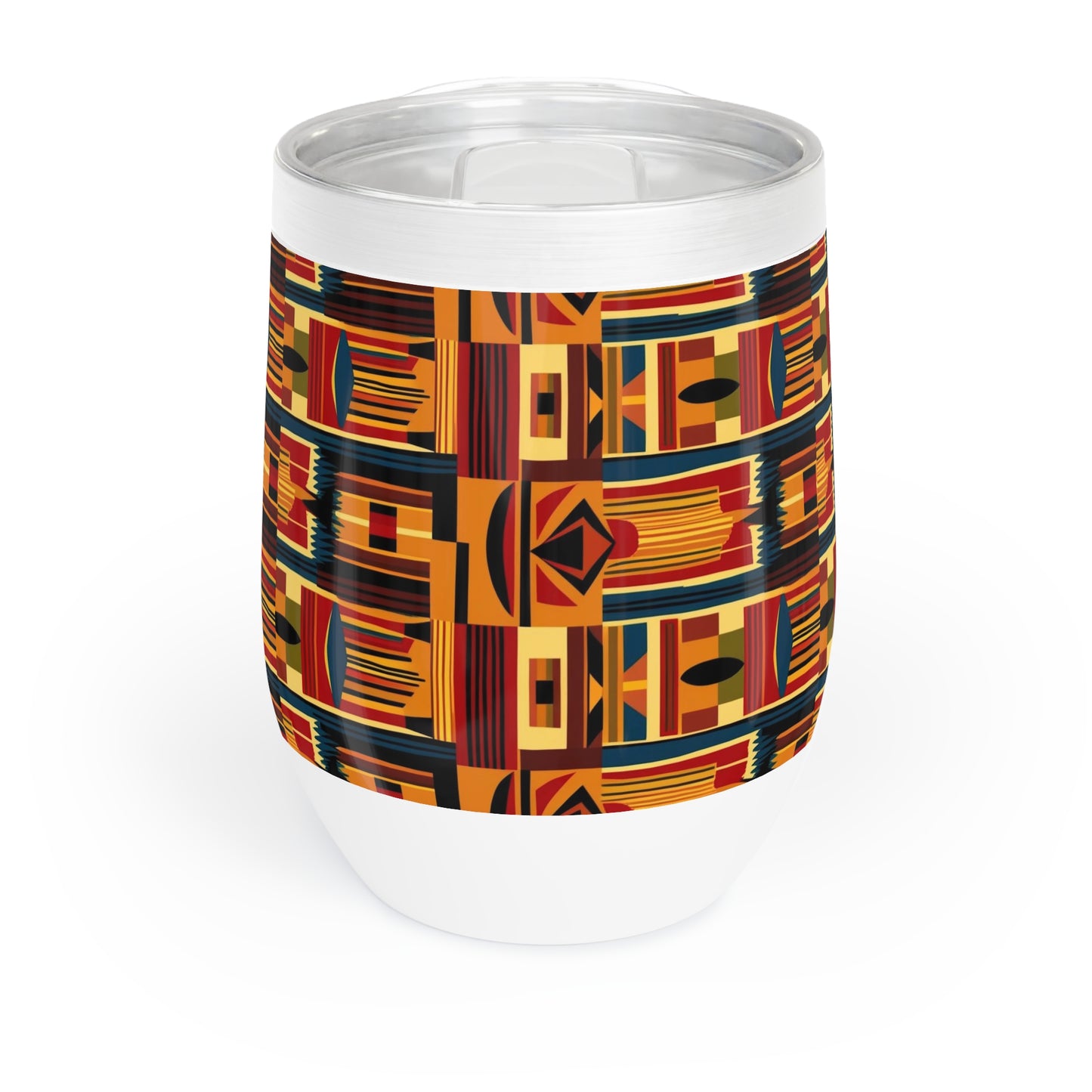 African Canvas 2 Chill Wine Tumbler