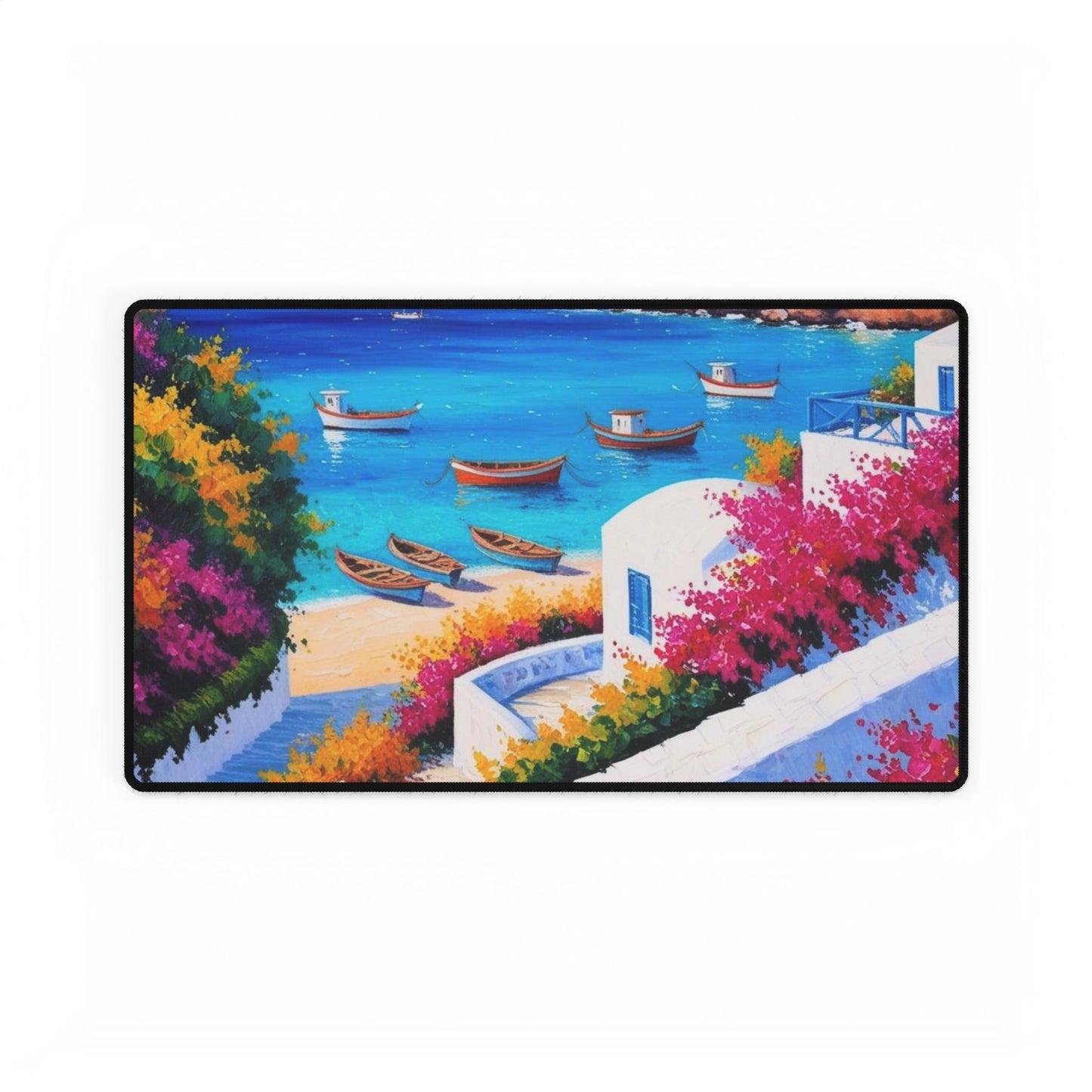 Grecian Seaside Desk Mats