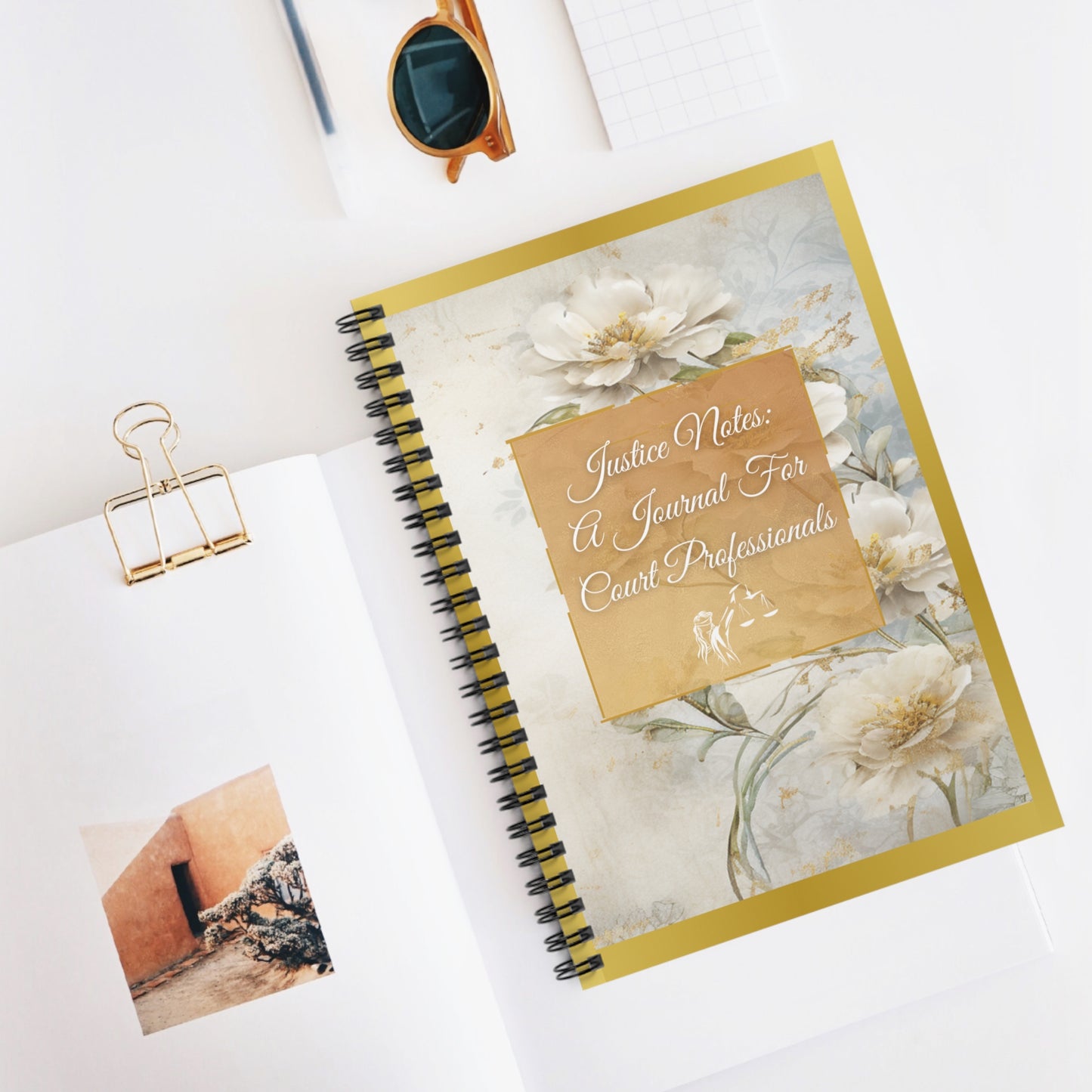 Justice Notes Spiral Notebook - Ruled Line