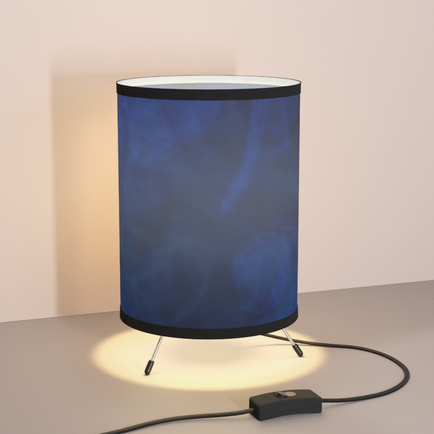 A Kind of Smoky Blue Tripod Lamp