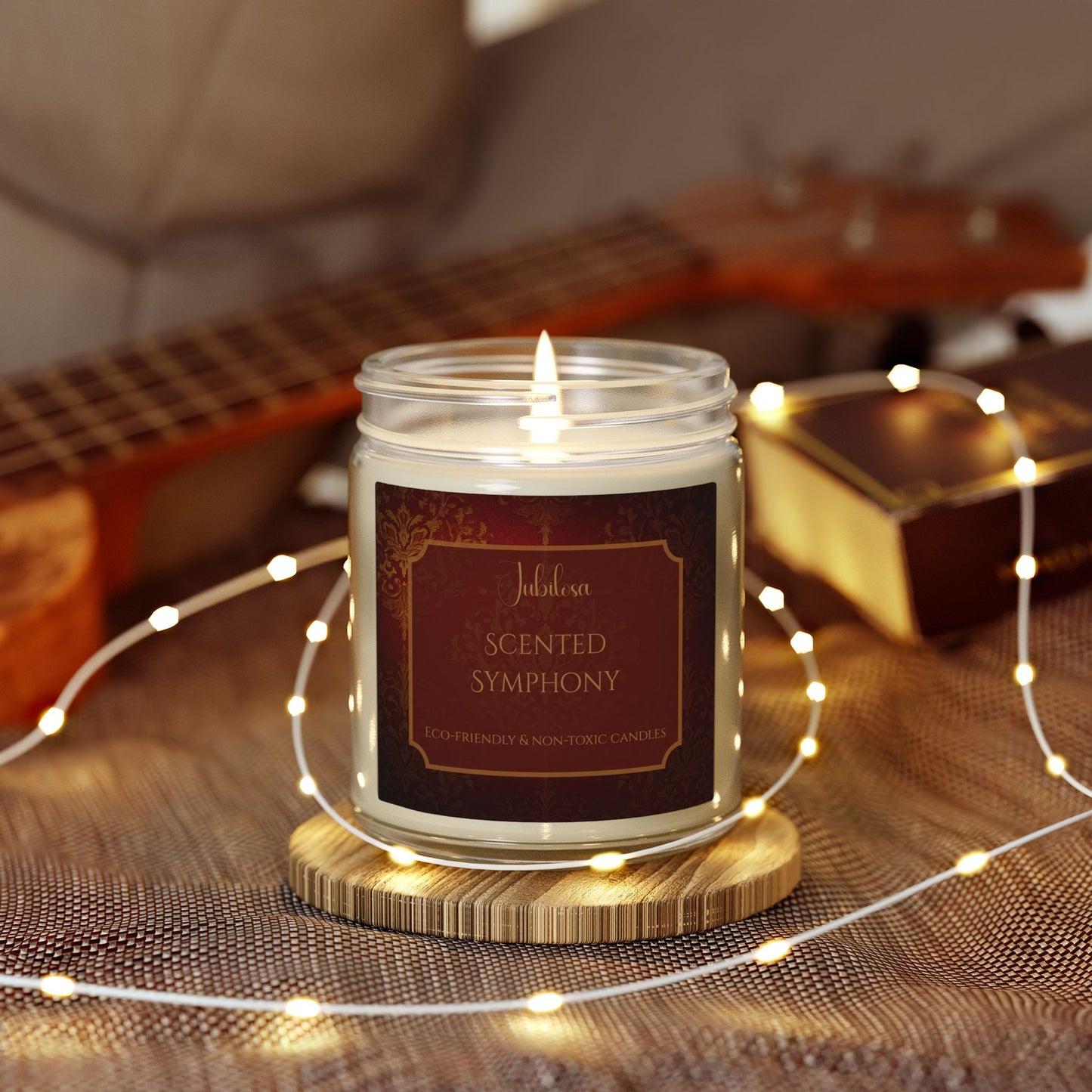 Scented Symphony Coconut Apricot Candle Collection (4oz, 9oz)