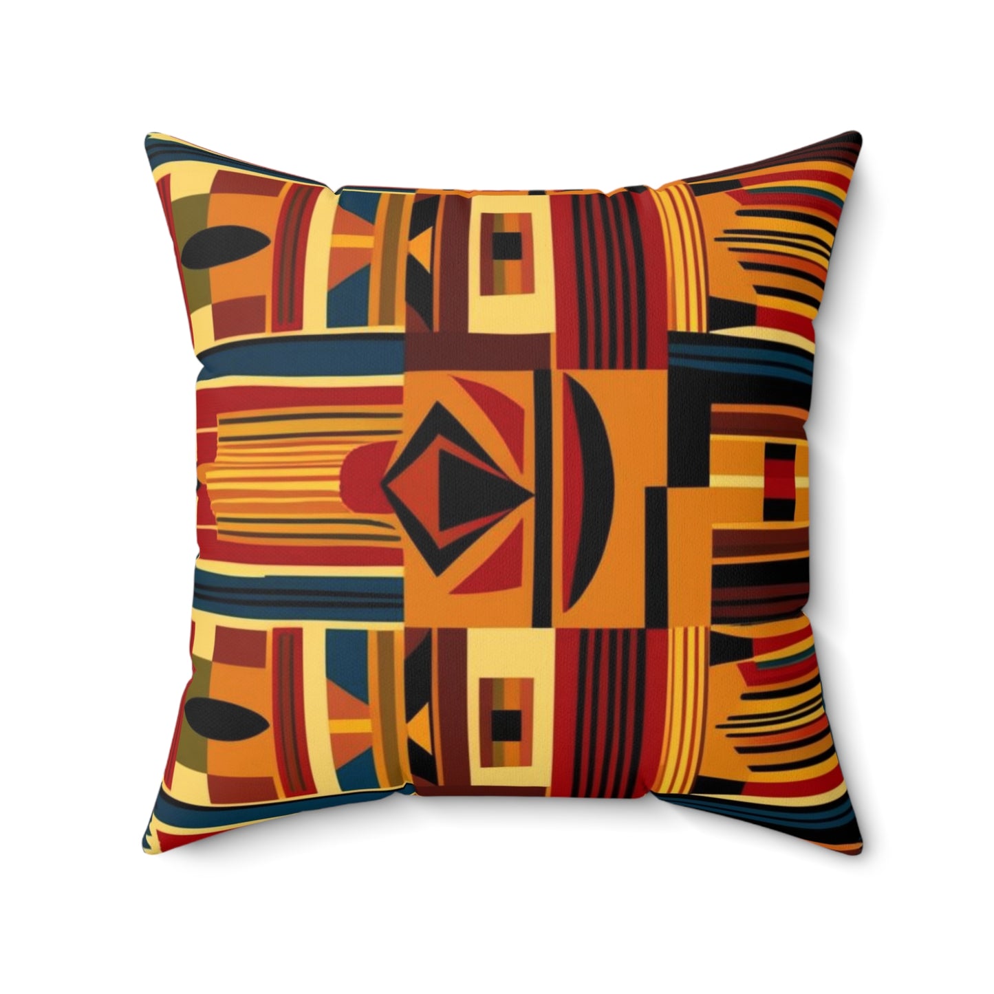 African Canvas 2 Spun Polyester Square Pillow