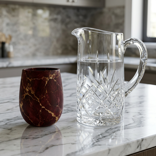 Bordeaux Gold Water Glass